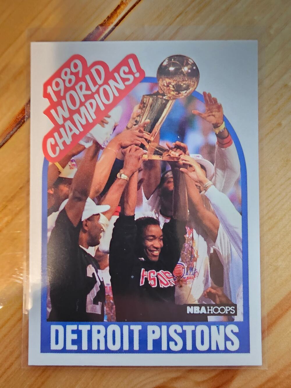 1989 NBA Champions Detroit Pistons 1989-1990 NBA Hoops #353 - Fresh Pull